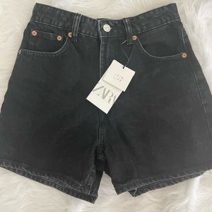 ZARA hi-rise shorts